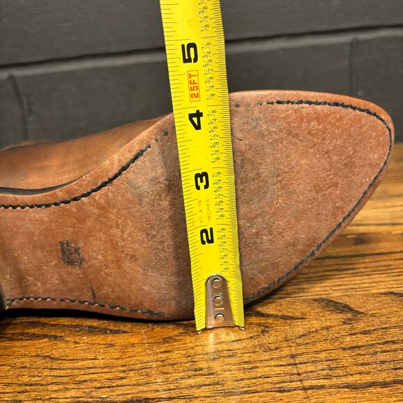 Smoky Mountain Cowboy Boots Men’s 9.5 D Brown Leather Western Distressed Slouch - Picture 12 of 14